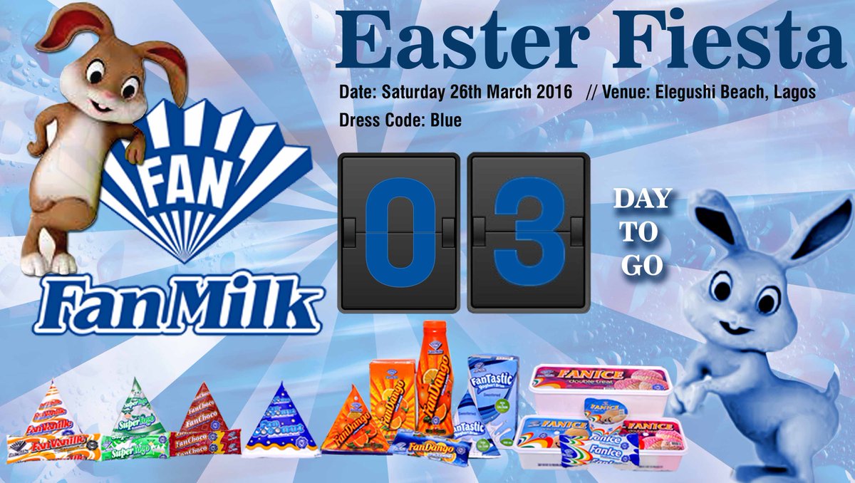 It’s just3 days to the maiden edition of FanMilk Easter Fiesta.Guess what?Big B will be performing LIVE at d event