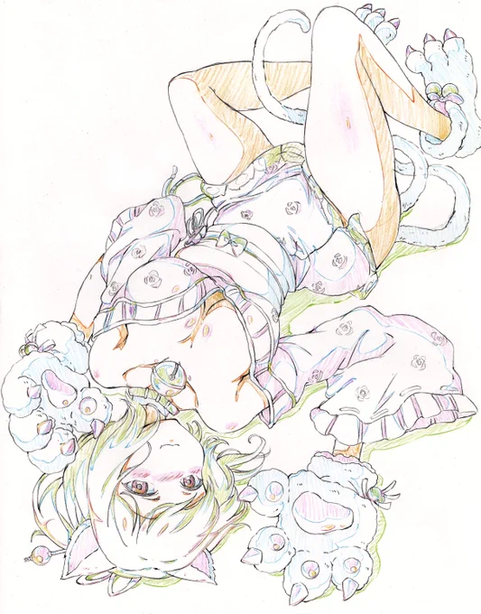 グラブル 前川みく 描いてみた。 