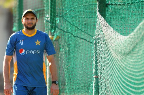 TimesNow's tweet photo. BCCI Secretary Anurag Thakur slams Shahid Afridi for mentioning Kashmir in his pre-match interview at Mohali https://t.co/VFGbiis2vf