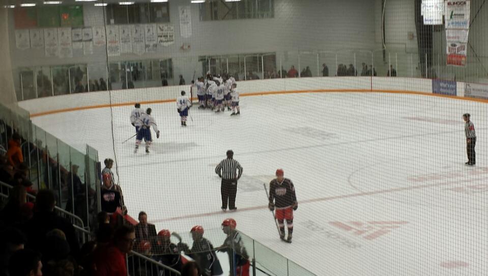 van_galen's tweet photo. 5-4 @MV_Colts win in Cochrane to go up 3-2 in #HJHL Championship Series. Chance to win it all in Didsbury tomorrow! https://t.co/iz9fWU3ViK