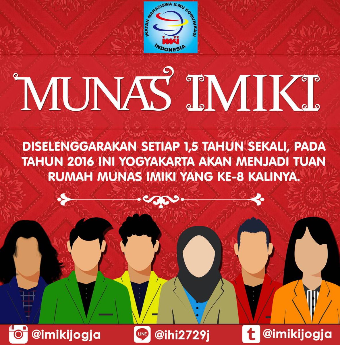 Kota Yogyakarta akan menjadi saksi bisu event yang kita tunggu-tunggu
#Munasimiki
#Imikibangkit
#Munasjogja