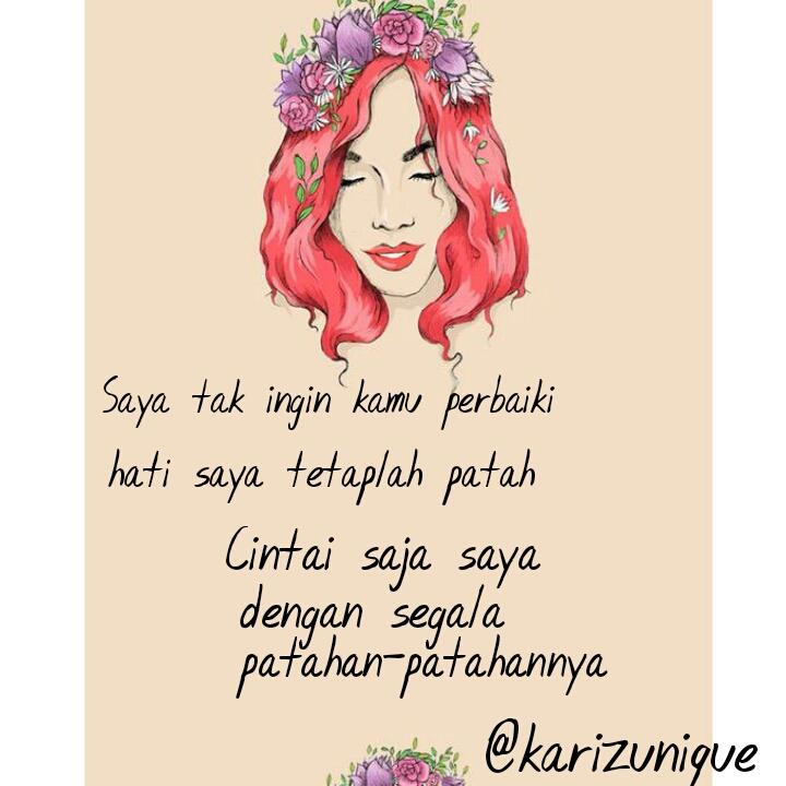 jenifr_novianti's tweet photo. Suka bgt deh sama kata katanya @Karizunique 😚 https://t.co/geuCx98Dky