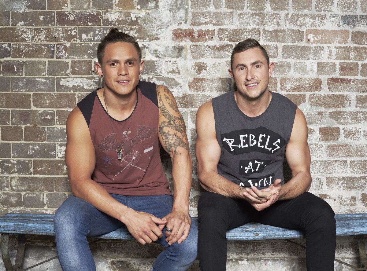Channel7's tweet photo. Alex &amp; Gareth need to get their 'guns' pumping at Kitchen HQ tonight to stay in the #MKR competition! #SuddenDeath https://t.co/10vXfY42fl