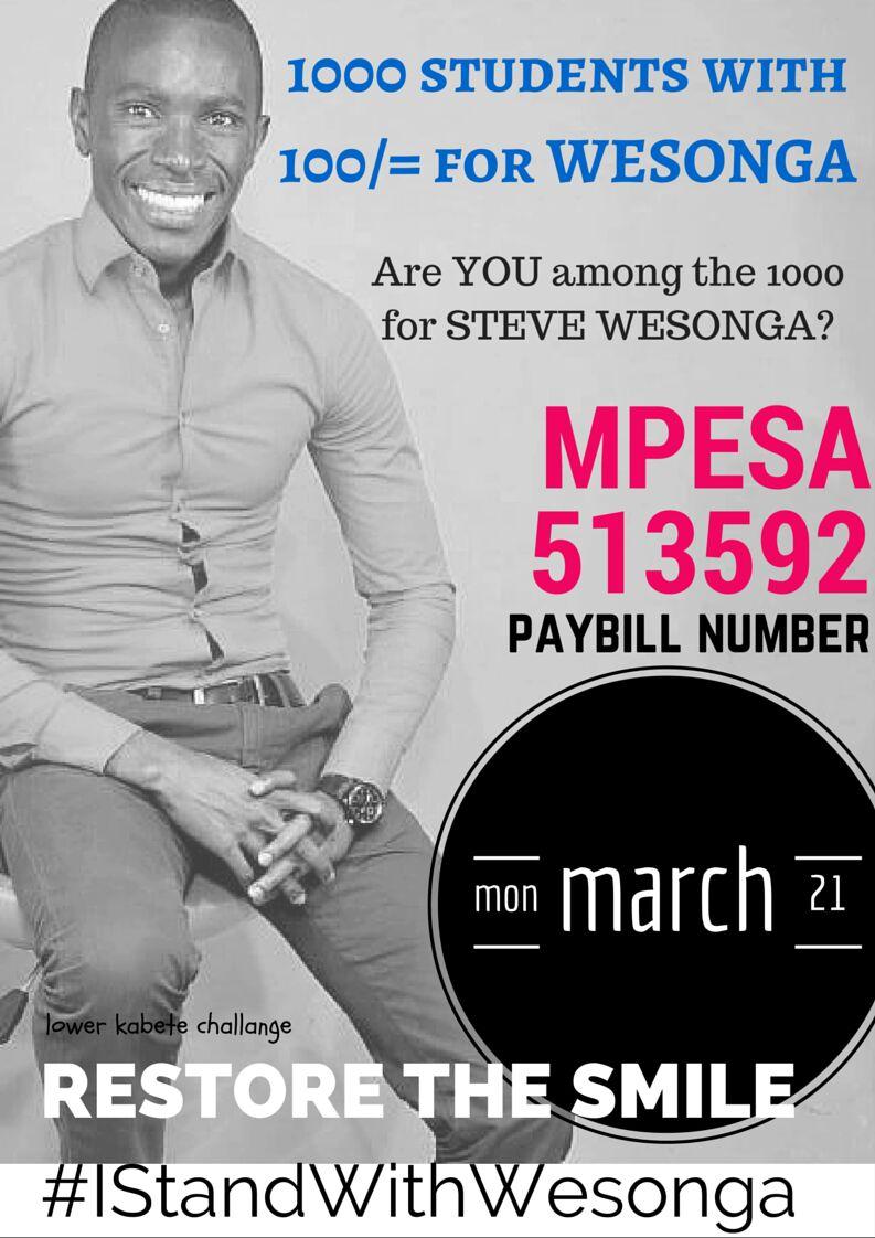 steve_gavana's tweet photo. 1000with100 continues, are you part of us? Join us. #istandwithwasonga
@FMbeo
@Iam_Abeta https://t.co/gtFDYPtQpD