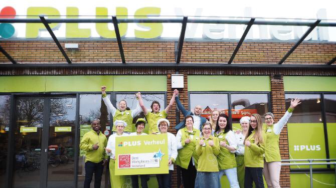 Het is bekend, wij zijn een Best Workplace NL 2016! Trots! #NLBestWorkplaces2016 plus.nl/supermarkten/b…