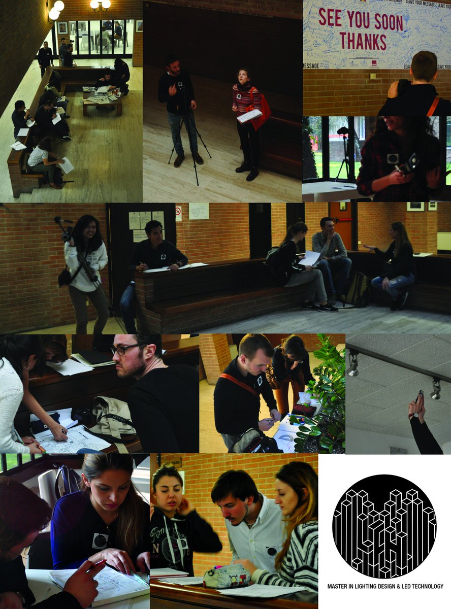 dariacasciani's tweet photo. #LightingForHospitality students Master in Lighting Design &amp; LED Technology as #lightingdetectives @LaboratorioLUCE https://t.co/3Z8ACZA4K3