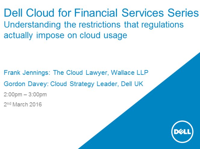 GordOnCloud's tweet photo. Miss our #cloud #BFSI webinar on industry regulations with @thecloudlawyer Replay: https://t.co/e43111nO1O https://t.co/VJrcwXepiC