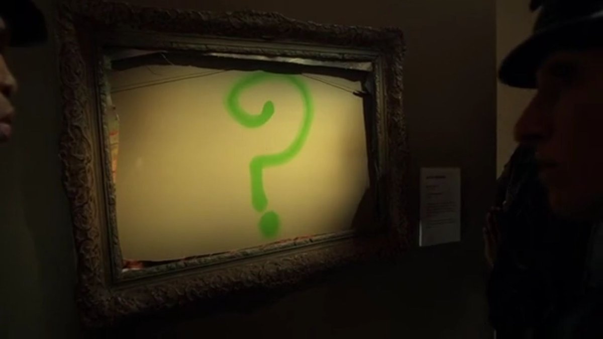 JoshDeMeyer's tweet photo. With Gordon now facing imprisonment and the newly emerged Riddler on the loose, gotham is in peril #gotham #S2Ep15 https://t.co/UbuEjRI6Pf