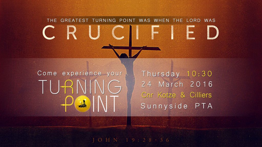 lcipretoria's tweet photo. Turning point is where you need to be this Thursday https://t.co/Jv2aiSIOZv