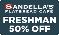 PCDining_401's tweet photo. 50% OFF all day every wednesday for freshman @ Sandella's #PCdining https://t.co/V6YCp28i20