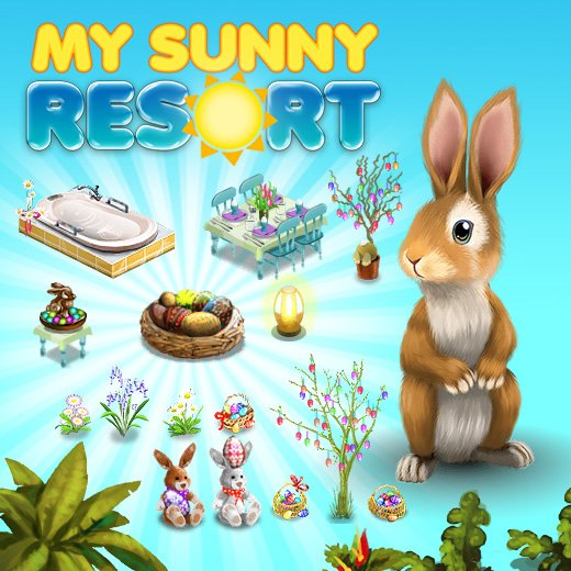 upjers_com's tweet photo. Cute Critters and lots of Easter Eggs! Check out the #EasterEvent in #MySunnyResort! https://t.co/DWE7wt7Pio https://t.co/jNiyGsv9Tr