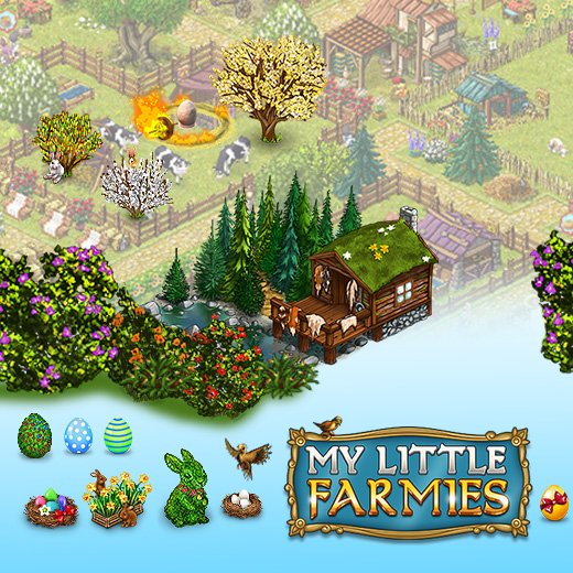 upjers_com's tweet photo. Earn a Trapper by collecting #EasterEggs in #MyLittleFarmies!
https://t.co/iLAaQH05OG https://t.co/DzUar8TeSm