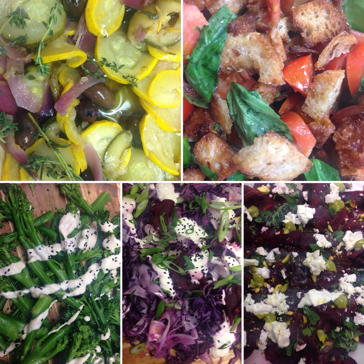 Our Mediterranean salad selection for today!