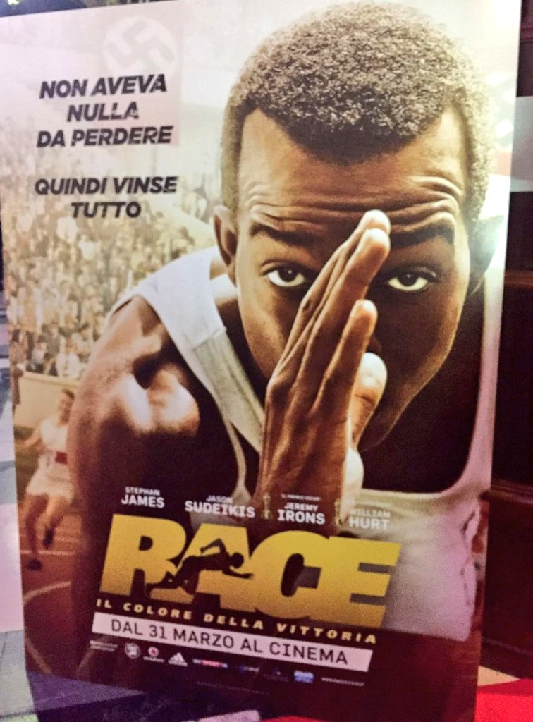 eleagiorgi's tweet photo. Ieri sera alla prima di #RACE #ilcoloredellavittoria 🏆
Emozionante film sulla vita di #jesseowens
Ve lo consiglio!👍 https://t.co/XEiWJ4dfXw