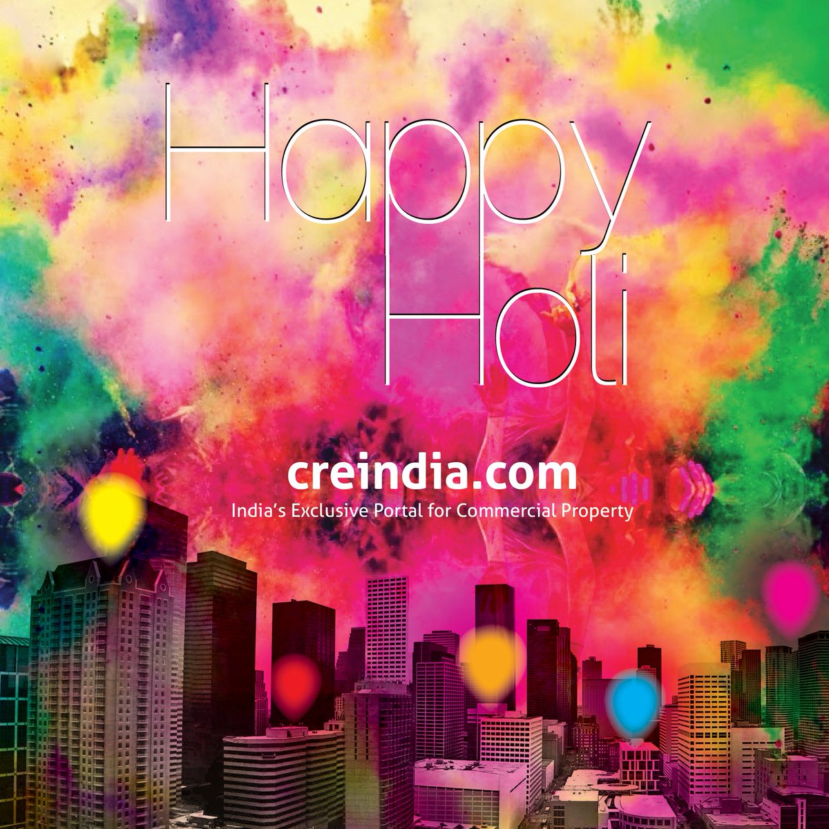 Creindiacom's tweet photo. https://t.co/fDbQ2V1LSl Team wishes you all a colorful HOLI! https://t.co/FHKjZxHlrP