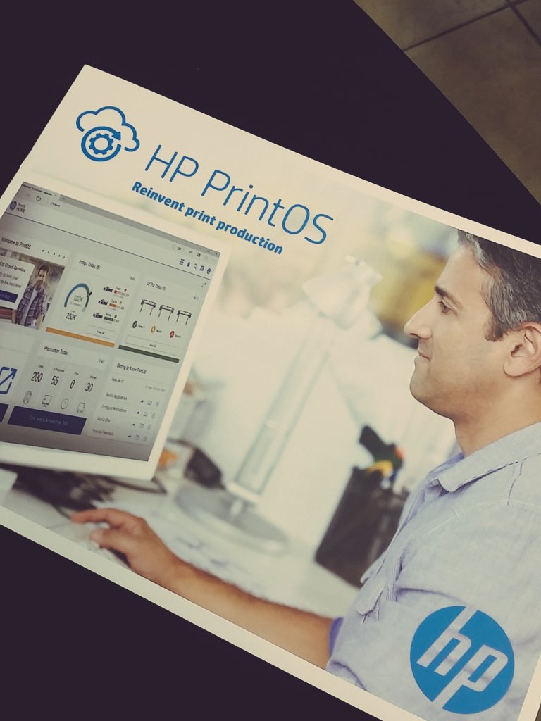 AdigitalBook's tweet image. ... at presentation #HP #PrintOS