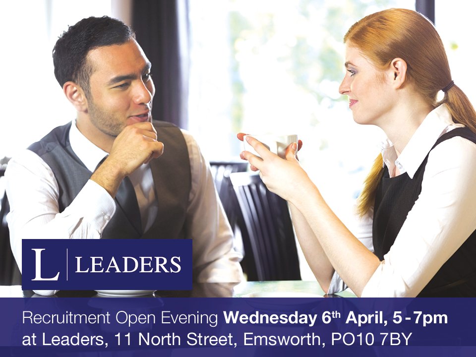 A chance to join a great team! Come and see what we're all about 6th April in our Emsworth Branch <a href="/LeadersLimited/">Leaders</a>