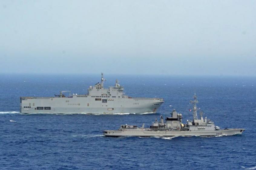 top_force's tweet photo. #Liban : #FAA Le Jean Bart chargé de la protection du #BPC Mistral https://t.co/GnW23z4WYR Via @MeretMarine https://t.co/MRy69CM3ZX