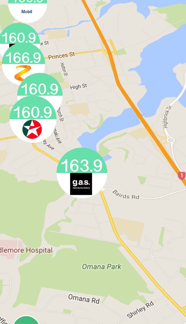FueltrackerNZ's tweet photo. Cheap pricing in Otahuhu! Lots of 10c offers being publicised as well - shop smartly! #Fueltracker #NZ #petrol https://t.co/5qpdja8PYS