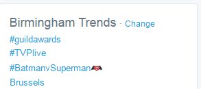 No biggie. #GuildAwards