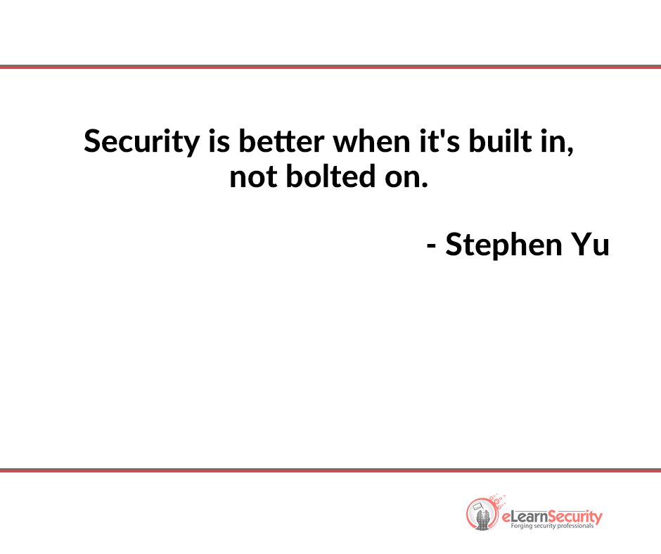 ELearnSecurity On Twitter ITsecurity Quote Tco Classy Security Quotes ELearnSecurity On Twitter ITsecurity Quote Tco Classy Security Quotes