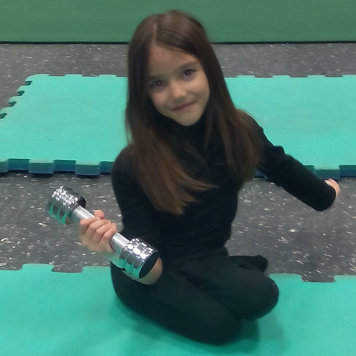 Pesas para empezar el día, y lo mas importante Sonreír.