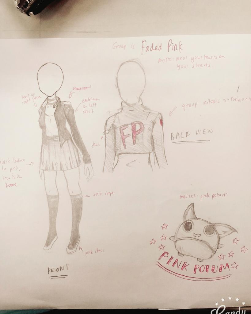 Quinnxxi's tweet photo. Wear your hearts on your sleeves~ πβπ¨πΎ #GroupDesign #Potum #OnlyGamersKnow #ToramOnline #DesignClothes #FadedPink https://t.co/ZBD3q9fhuY