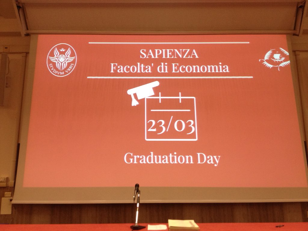 Sapienza Economia Gdeconomia Oggi Graduationday Per Gli Studenti Di Laurea Triennale Auguri Ragazzi T Co Ic8jqolbf6