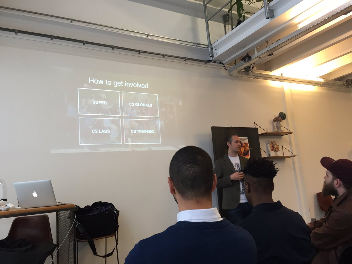 LuctheBoer's tweet photo. Great talk on #SXSW. Android doing talks across the globe, representing yourself. Thanks @yellif #csbreakfast https://t.co/1hyGcRRBAY