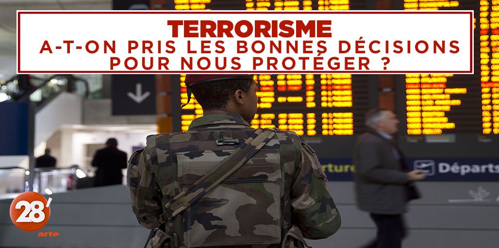 28minutes's tweet photo. Ce soir, nous débattrons de la sécurité et du terrorisme. Nous attendons vos questions avec #28sec ! https://t.co/N1IjTR5rM2