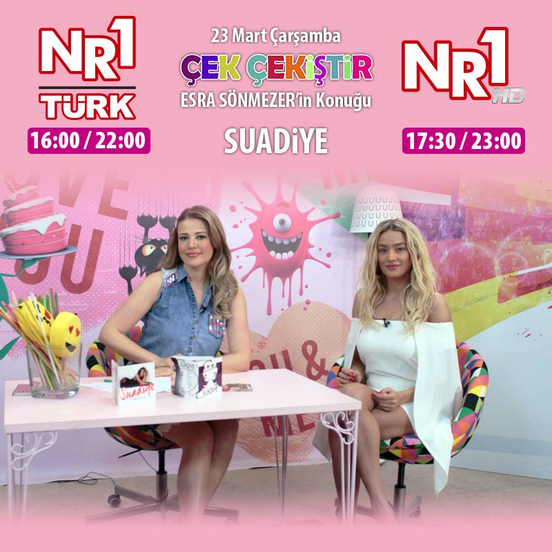 nr1turk's tweet photo. Esra Sönmezer ile Çek Çekiştir'in konuğu Suadiye 16.00'da @Nr1Turk FM'de! https://t.co/oAweBROTQh