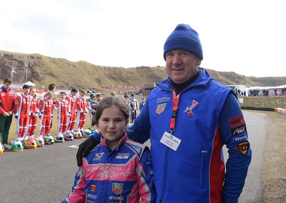 GoundryGirls's tweet photo. Sienna enters @superoneseries #longwaitisover #driverparade #dreams #firstontrack #pinksisters @D2BDofficial https://t.co/IdqFSy7MMK