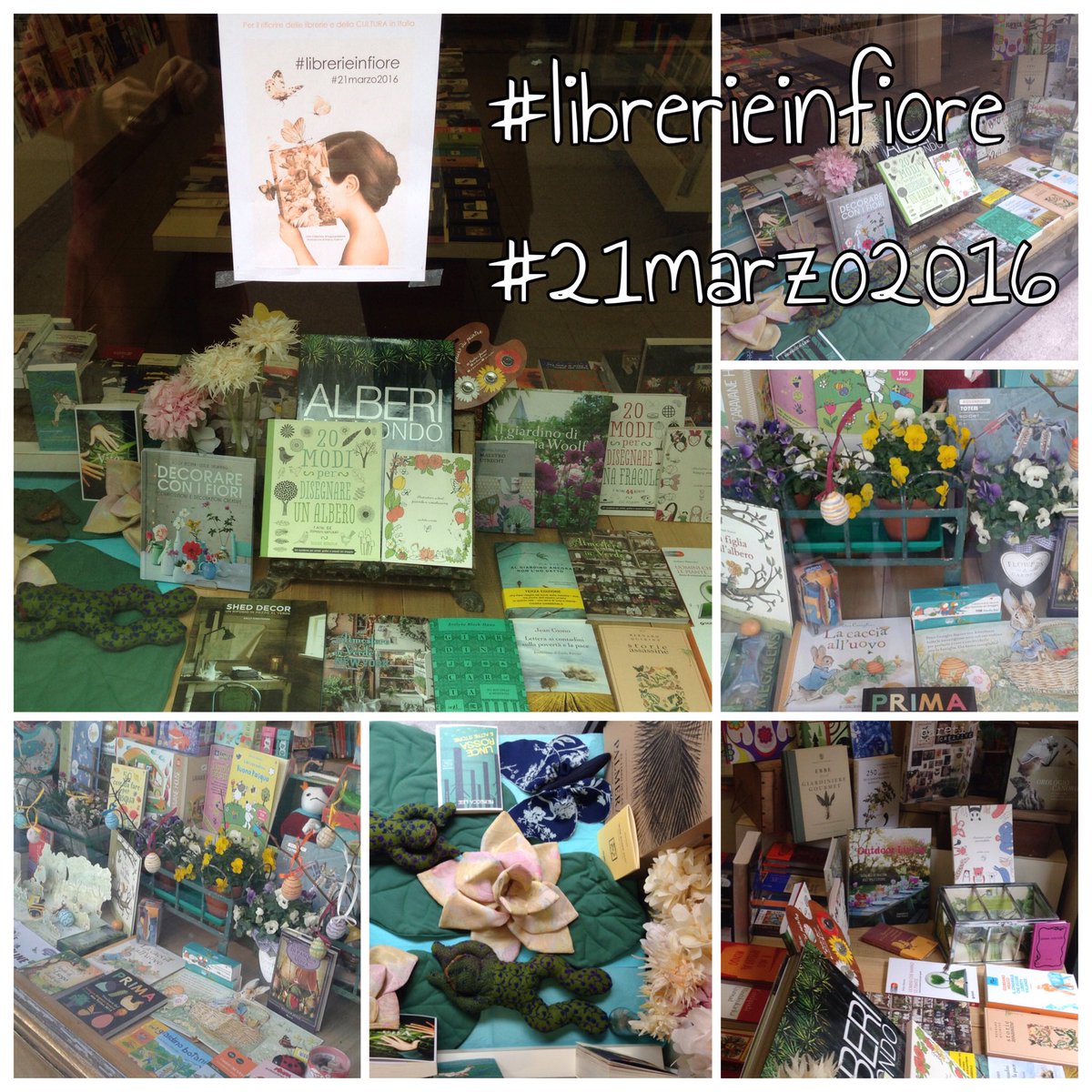 LeProsivendole's tweet photo. #librerieinfiore #21marzo2016 https://t.co/22cPHSmwmz