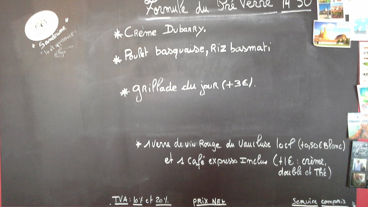 LePrVerre's tweet photo. Formule midi du Pré Verre à 14,50 € N'hésitez pas à reserver votre table au 0143545947 ou sur internet. Bon appetit! https://t.co/xBZmuXGdmw