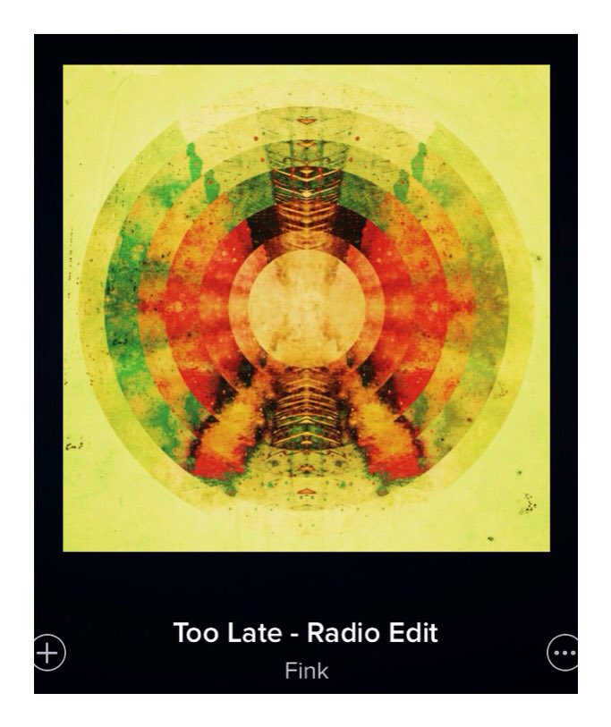 mariavalverde's tweet photo. Too Late #Music #Fink https://t.co/r1qd0JYleo