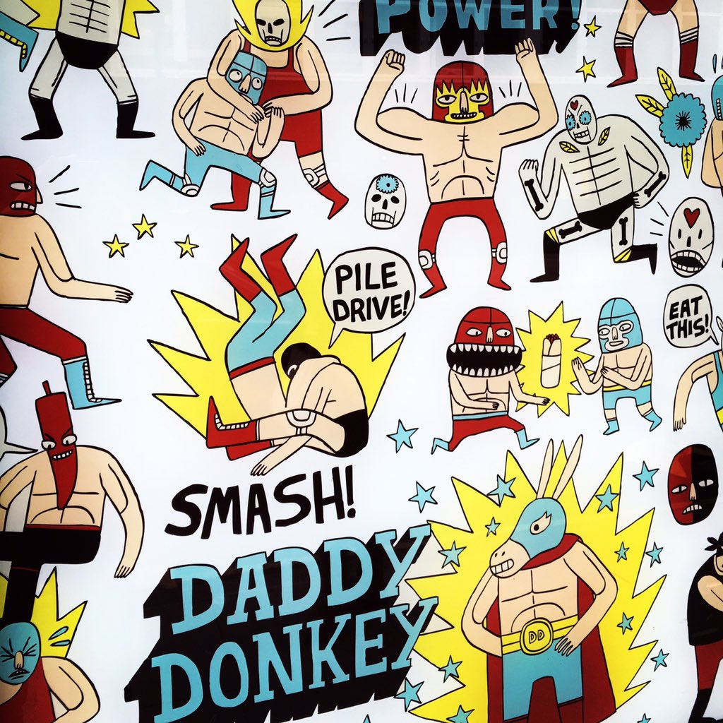 DaddyDonkey's tweet photo. DD ❤️'s Jack Teagles illustrations #daddydonkey #jackteagle https://t.co/hc876LFN7m