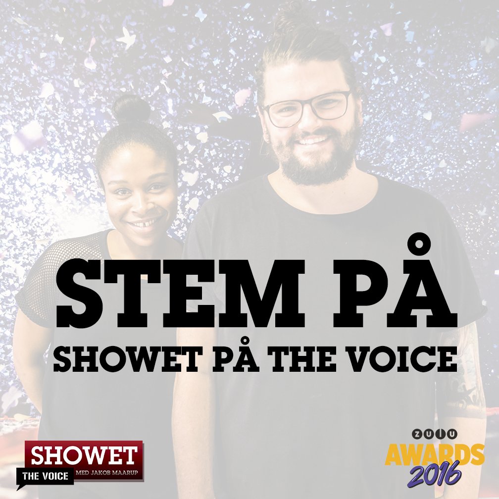 Showet på The Voice er nomineret til en Zulu Award for årets radioprogram. Stem på os: zuluawards.dk/categories/are…