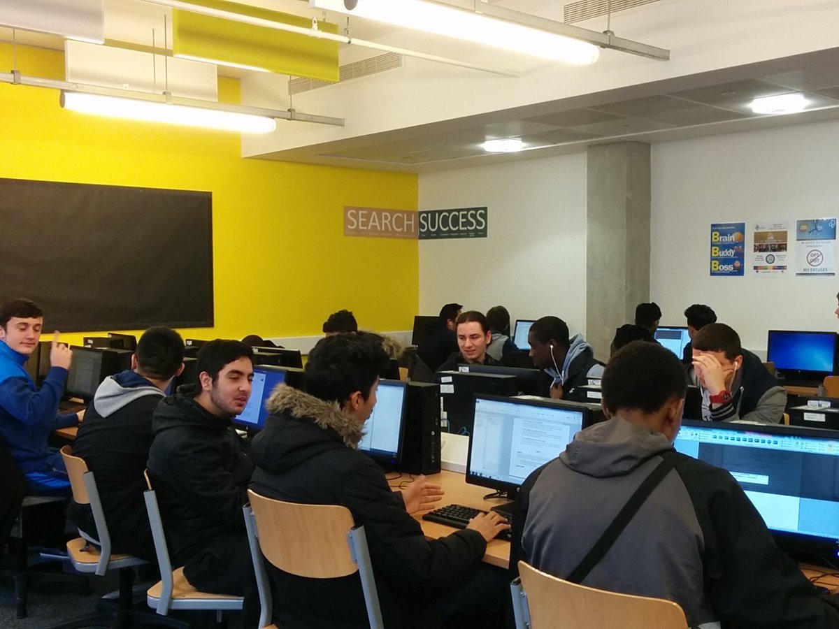 HHSComputing's tweet photo. @HHSHaringey a full house for GCSE computing interventions today #success https://t.co/d2hZlO8iQg