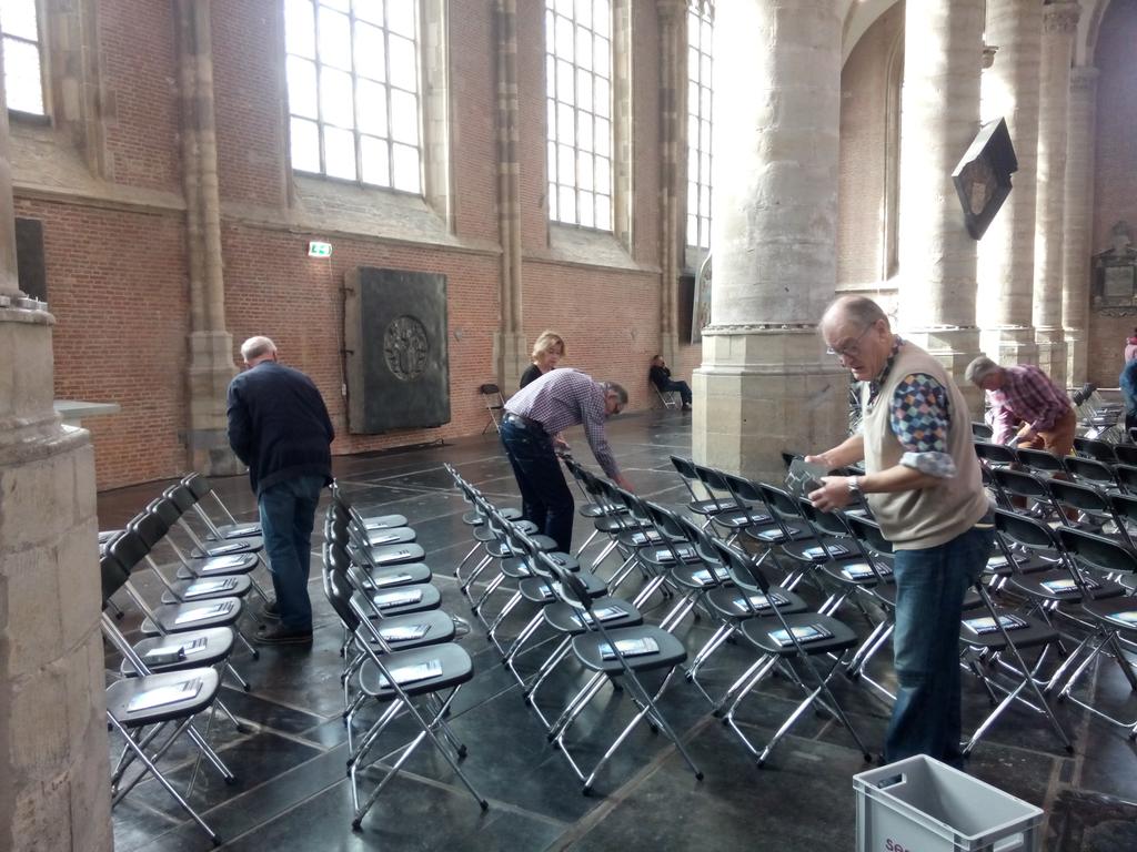 De voorbereidingen in volle gang! Wil je er nog bij zijn <a href="/pieterskerk/">Pieterskerk</a> vanavond 19:30 er zijn nog kaarten a.d. deur!
