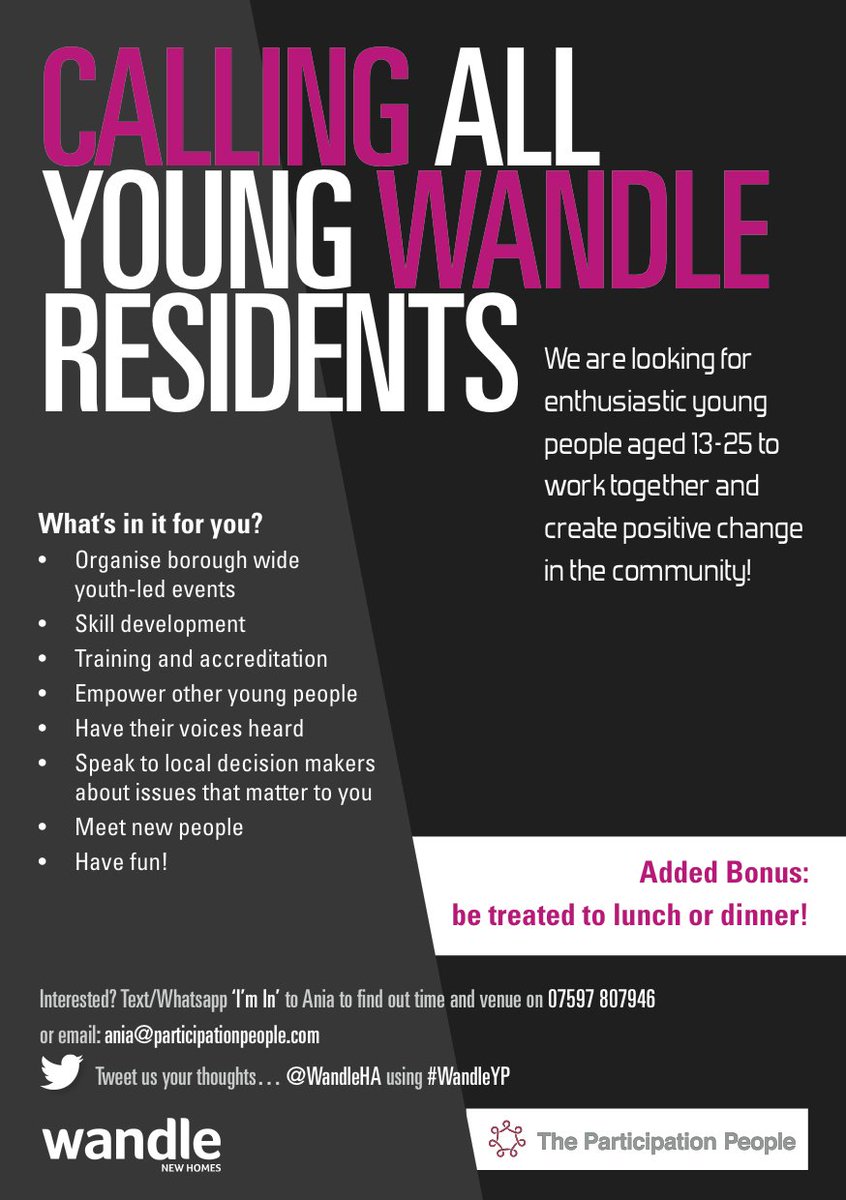 WorkItOut_HSL's tweet photo. Young Wandle Home residents: The Wandle Young Inspectors Programme is hiring for a brand new paid, open role! https://t.co/ns7j1d2io8