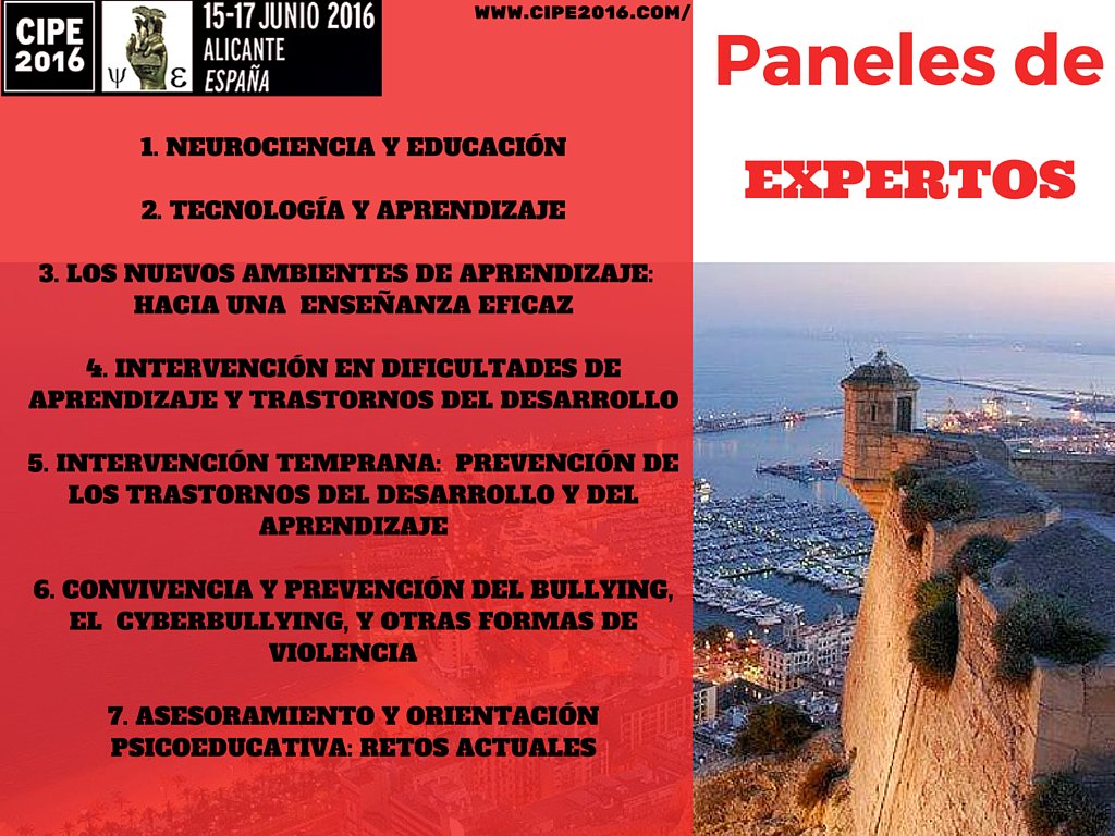 CIPE2016's tweet photo. Disponible toda la información de los paneles de expertos en nuestra web https://t.co/VtKLTEF7Km https://t.co/PZRgYstixz