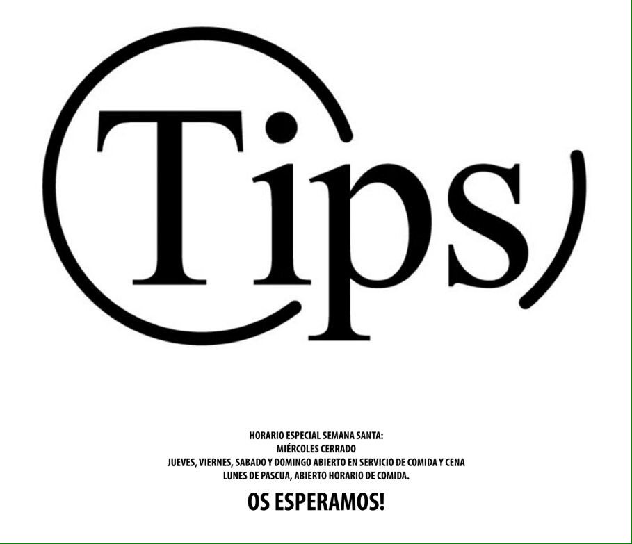TipsRestaurant's tweet image. Horario especial de #SemanaSanta2016 .
Os esperamos!