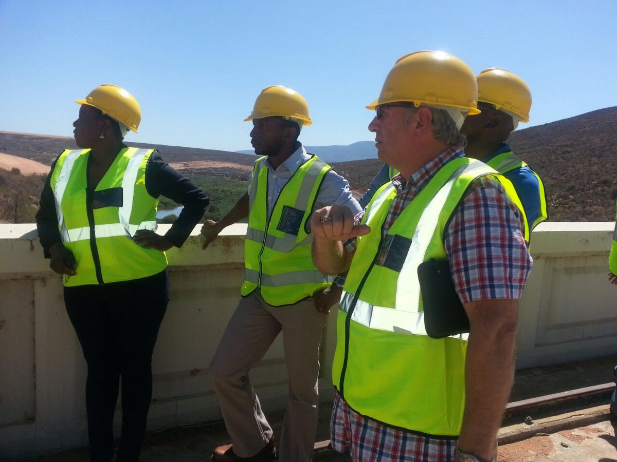 Today we briefed the portfolio committee on #progress made regarding the raising of the Clanwilliam dam