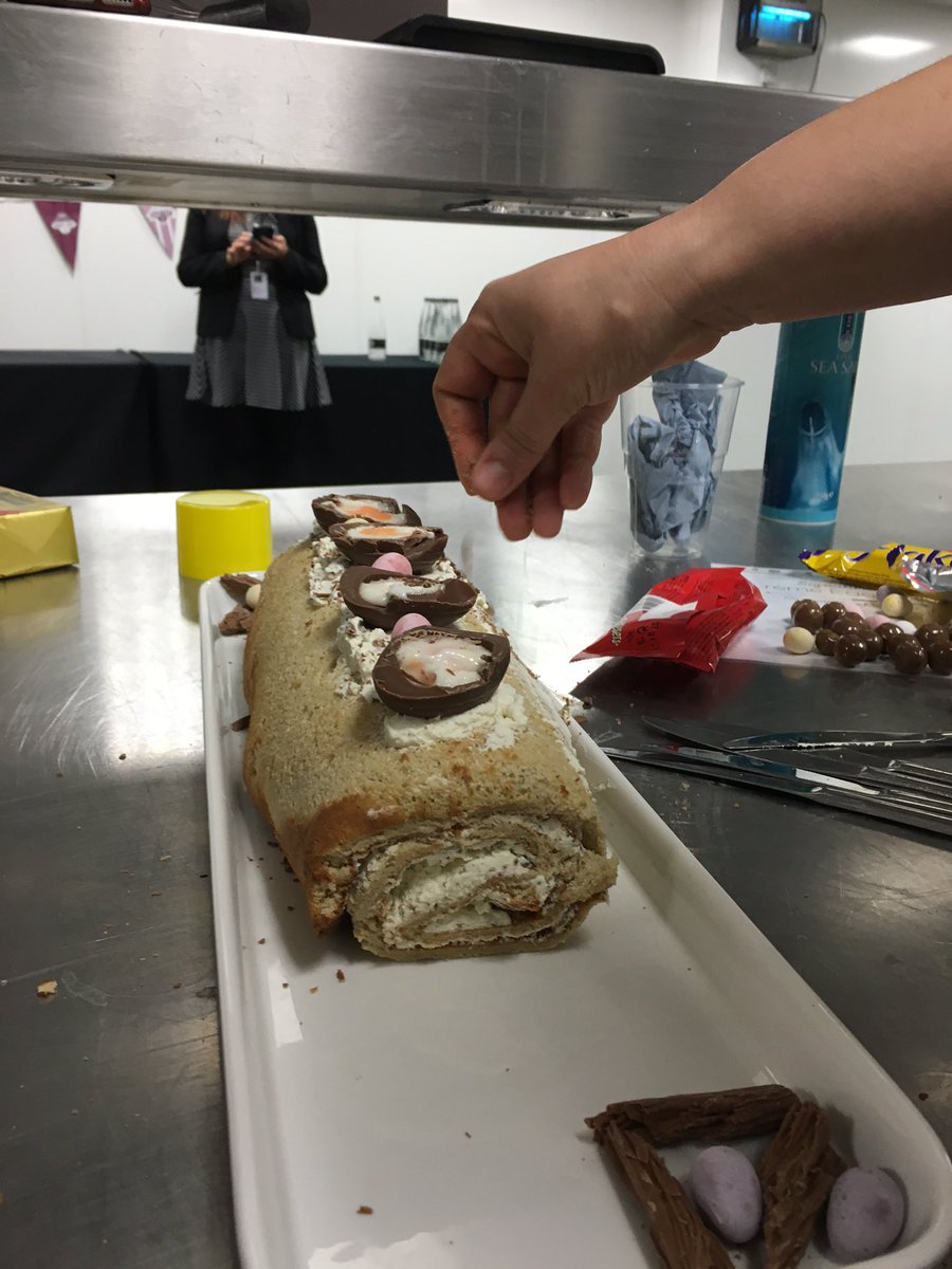 smoralee's tweet photo. @ExCeLLondon well it looks like a Swiss roll #GABO16 https://t.co/uamtxPwOCG