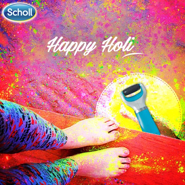 After Holi, make your feet look beautiful again with Scholl Express Pedi.