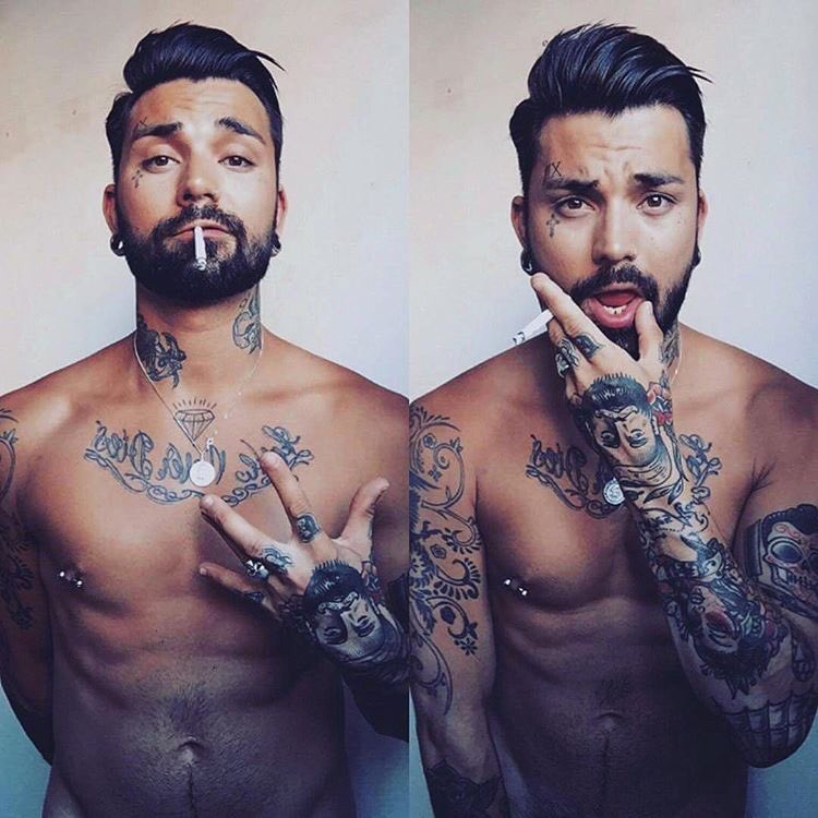 jaysonblk's tweet photo. @GayTimesMag #gayinked #london #inkgamestrong #JaysonBlack #ukgays #selfie https://t.co/vjAXjdJIU5