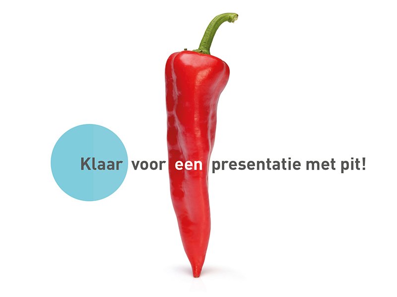 We zijn er klaar voor: over enkele minuten een presentatie met pit voor een echte 'hottie' uit de groente-wereld.