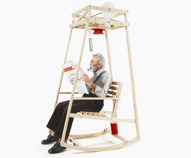 knithacker's tweet photo. Rocking Chair Uses Kinetic Energy to Knit Hats https://t.co/CoV0o8q3Rs #knit #knitting #video https://t.co/QxVXWxnqfw