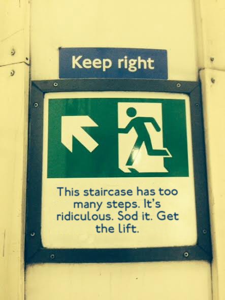 WeFixYourAdvert's tweet photo. Nice to see some honesty on the underground https://t.co/DGAMdupp8g
