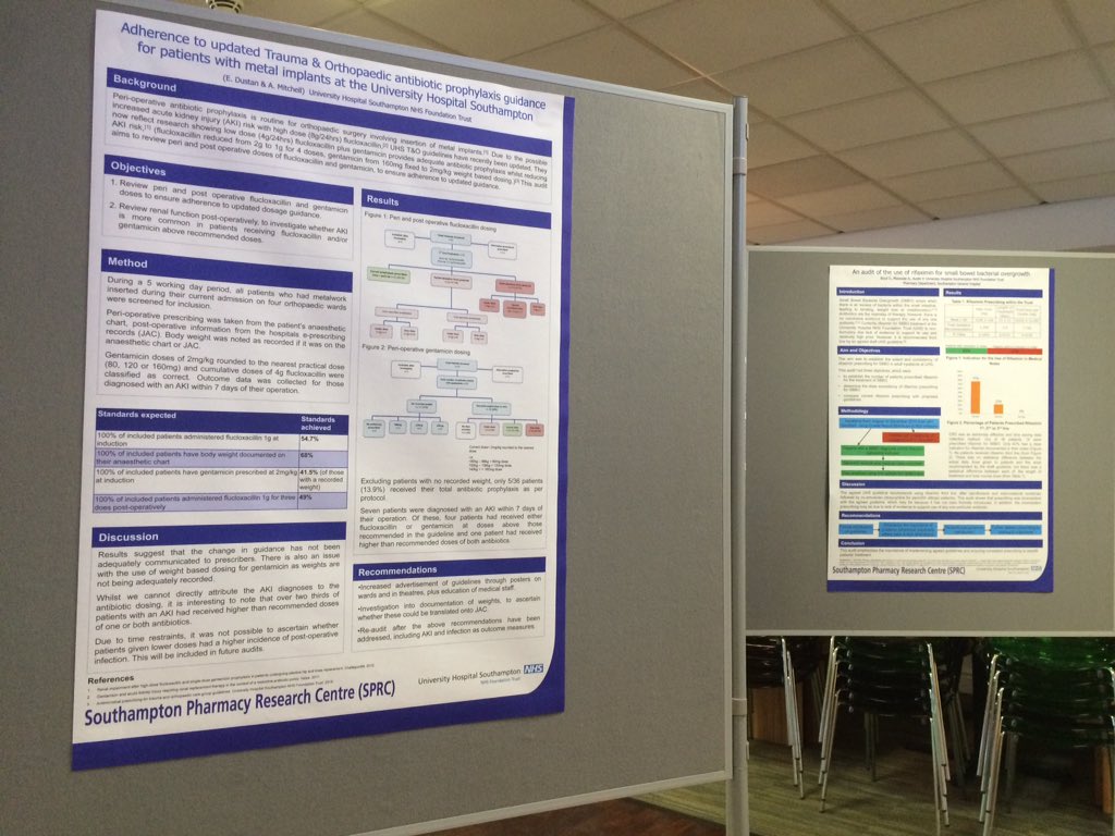 EmilyDustan20's tweet photo. Posters up. Ready to present. #BPSA74AC @UHSPTT @HEE_KSSPharmacy https://t.co/5hYUz8Yl7W